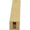 Ekena Millwork 3-inch W x 10-inch D x 10-inch H Copenhagen Rough Cedar Woodgrain TimberThane Knee Brace, Primed BRCUR03X10X10CHGRCPR - alternate 5